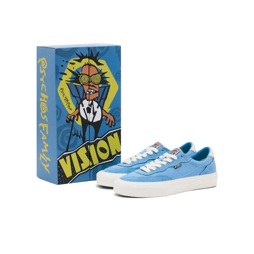 Vision Street Wear Flat Top Скейтборд Кроссовки Low Top Haze Синий Коробка Унисекс