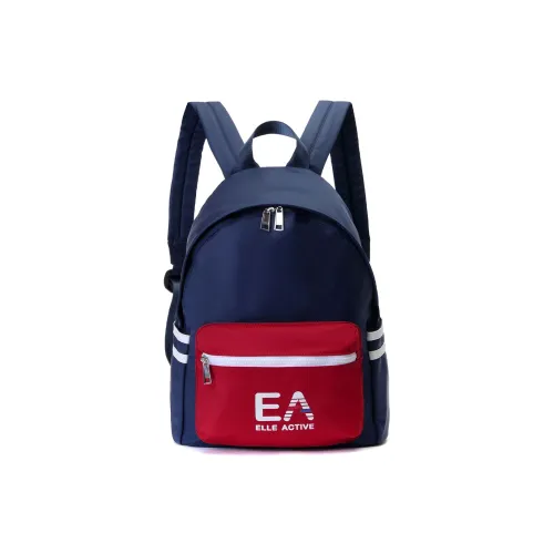 ELLE Active Нейлоновый Рюкзак Большой Унисекс Синий Синий и Красный
