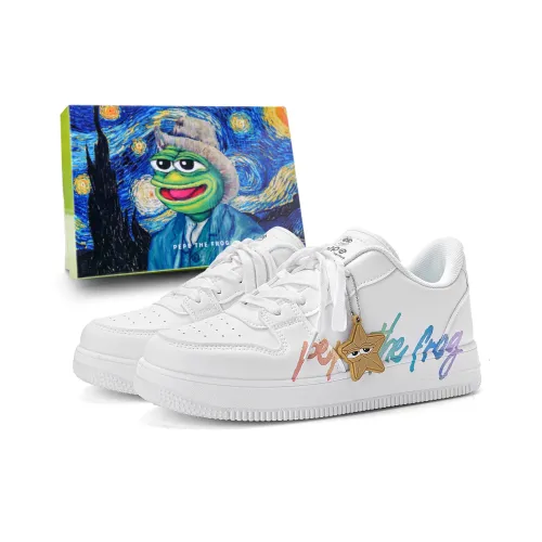 Pepe The Frog Низкие Кроссовки для Скейтбординга Унисекс