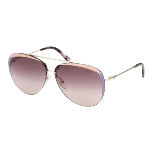 EMILIO PUCCI Металл Aviator Солнцезащитные очки Женские Фиолетовые