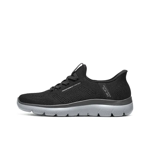 Skechers Slip Ins Casual Низкий Топ Черный Мужской