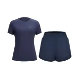 Темно-синий топ + темно-синий низ, комплект