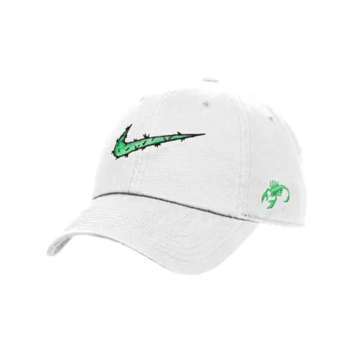 Nike Хлопковые кепки унисекс белые