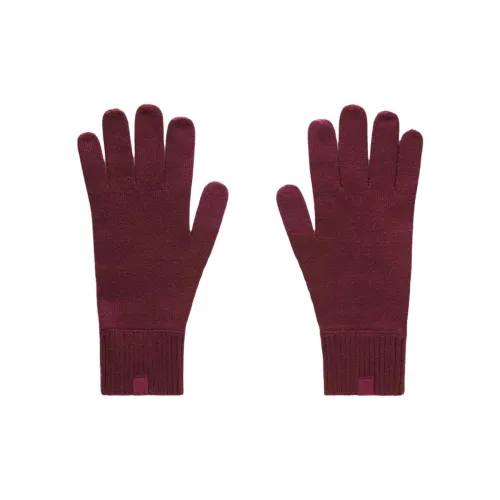 Вязаные перчатки Lululemon унисекс красные