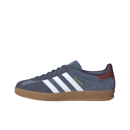 Adidas Originals GAZELLE INDOOR Устойчивые к истиранию Низкие Кроссовки для скейтбординга Мужские Синие