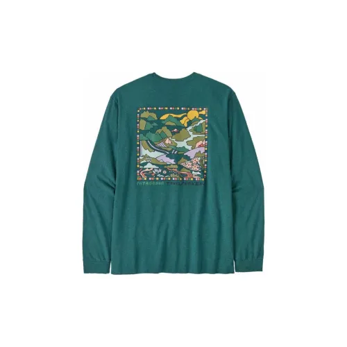 Patagonia Свитшот Унисекс Зеленый