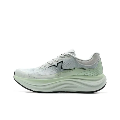 XTEP Qingyun LITE Беговые кроссовки Низкий топ Серый/Дымчатый зеленый Мужской