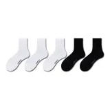 3 White Medium + 2 Black Medium [5 упаковок] Всесезонный Тонкий