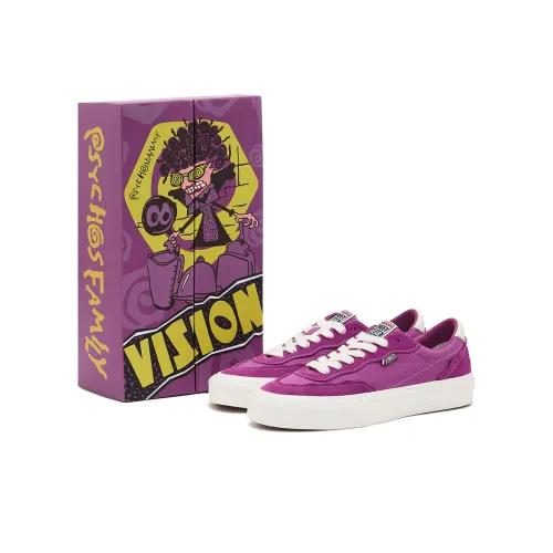 Vision Street Wear Flat Top Скейтборд Кроссовки Низкие Топ Ягодный Фиолетовый Коробка Унисекс
