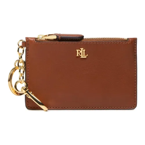 Ralph Lauren Кожа Держатель для карт Держатель для карт Женский Коричневый