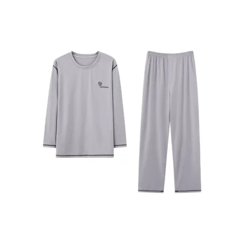 Huggy Kissy Пижамный комплект Мужской Светло-Серый