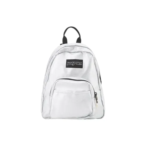 JanSport Ткань Рюкзак Мини Унисекс Серебряный