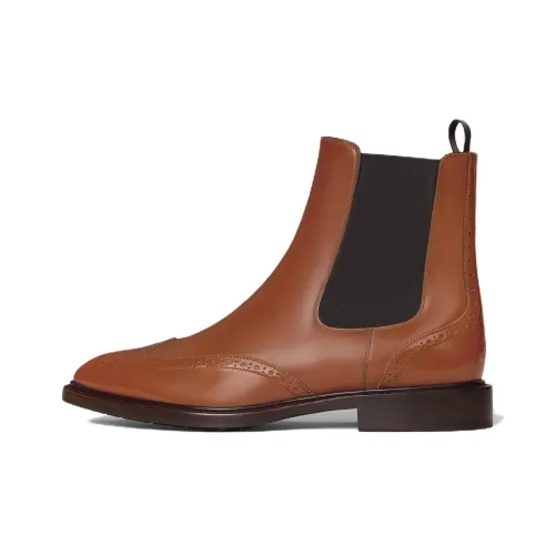 CELINE DONAVAN Короткий Челси Мужской Коричневый