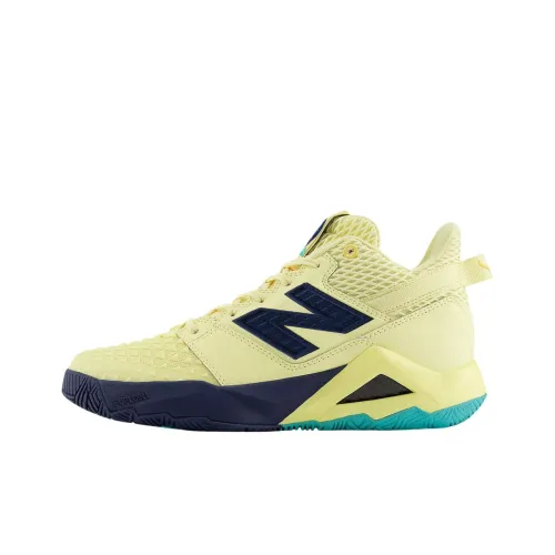 New Balance Износостойкие MID Топ Кроссовки для тенниса Женские Желтые