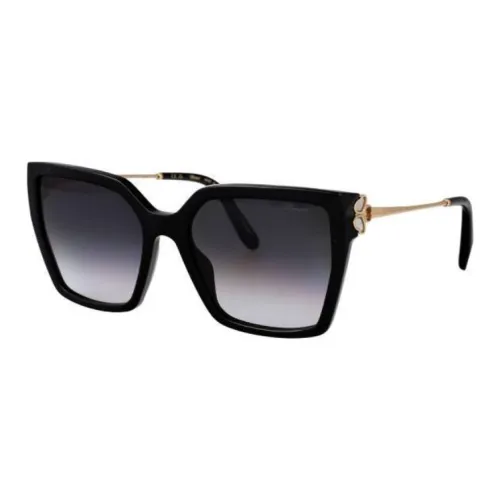 CHOPARD Ацетат Бабочка Солнцезащитные очки Женские Черный