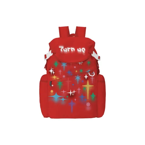 TURN UP Полиэстер Рюкзак Унисекс Красный