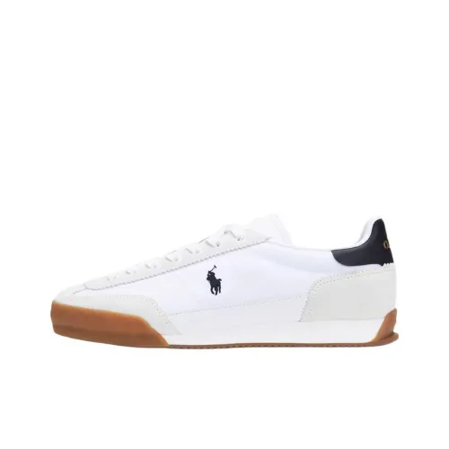 Polo Ralph Lauren Hester Low Топ Скейтборд Кроссовки Мужские Белые