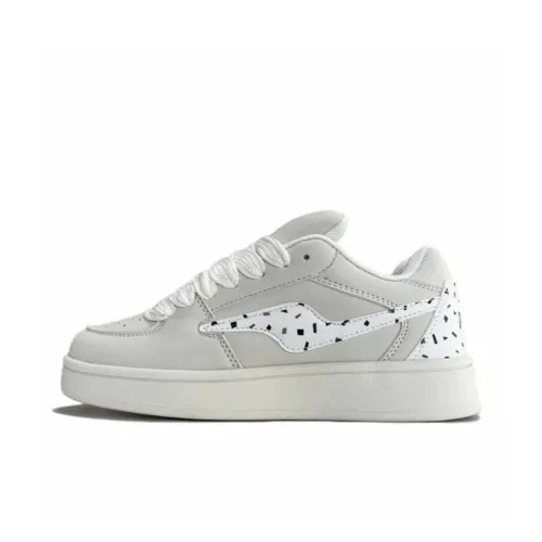 LIANGHUO Slip-resistant Abrasion-resistant Lightweight Breathable Low-top Skateboarding Shoes Women's Lace White LIANGHUO Противоскользящие Износостойкие Легкие Дышащие Низкие Кроссовки для скейтбординга Женские Кружево Белые