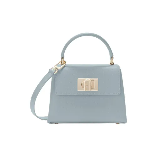 Furla Кожа Сумка через плечо Сумка Мини Женская Синяя