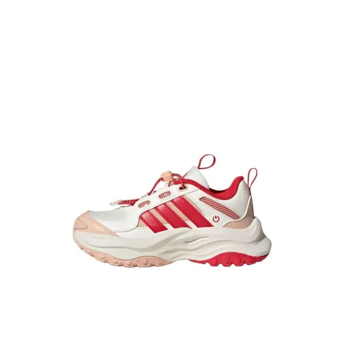 Adidas Maxxwavy Детская беговая обувь Низкий топ Белый Красный Kids
