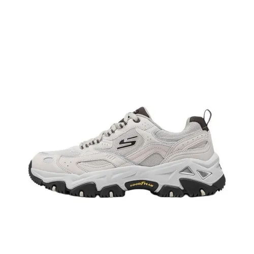 Skechers OUTDOOR MENS Устойчивый к истиранию Низкий Топ Повседневный Трейл Бег Городской Коммутирование Беговые кроссовки Мужской Серый