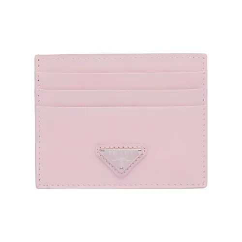 PRADA Saffiano кожа держатель для карт кошелек женский розовый