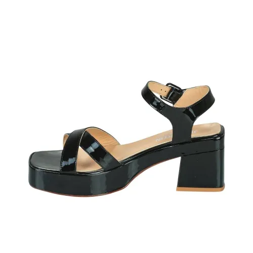 JB MARTIN LUNAIRE One Ремешок Сандалии 7 см Женские Черные