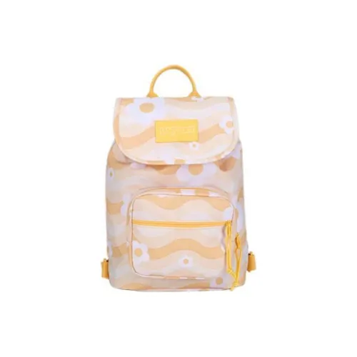 Jansport Переработанный полиэстер рюкзак мини унисекс паво желтый