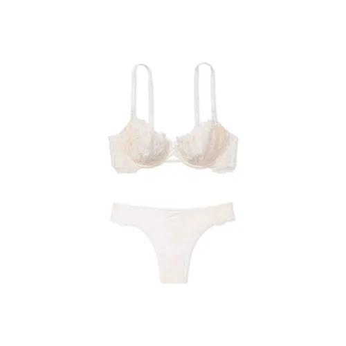 Victoria's Secret Комплект нижнего белья женский молочно-белый