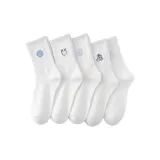 5 пар [Комбо 4] Форк Смайлик + Серый Смайлик *2 + Синий Смайлик + Тигр