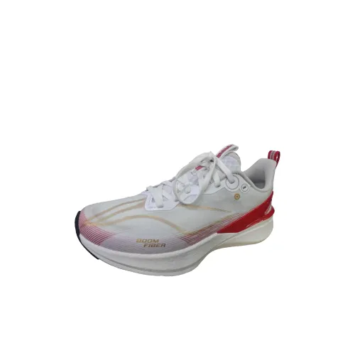 LINING YOUNG Red Hare 8PRO Противоскользящий Отскок Легкий Амортизация Низкий Топ Детская Беговая Обувь Белый Красный