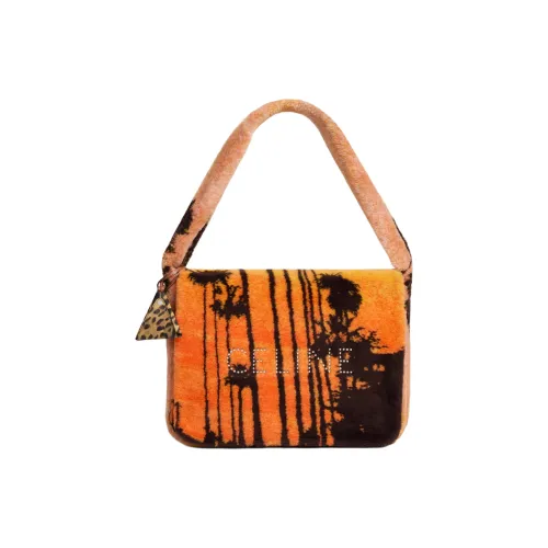 CELINE Besace Шерстяная Сумка Женская Многоцветная