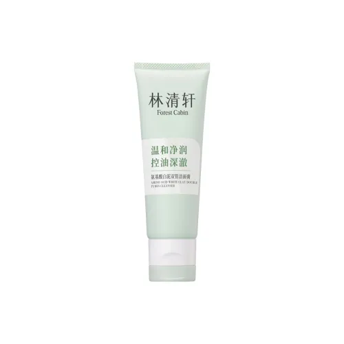 FOREST CABIN Amino Acid Белый Грязь DUAL Тубовый Очиститель Очищение Удаление Макияжа Увлажнение Контроль Жирности