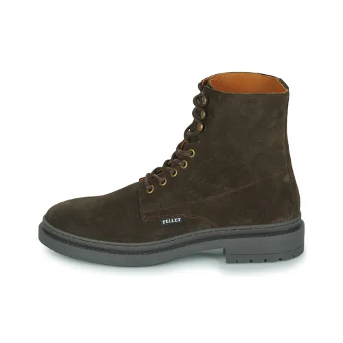 PELLET JONAS Короткий Мартин Ботин Мужской Темно-Коричневый
