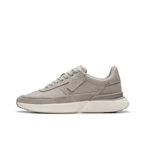 Clarks Мужские повседневные туфли Low Top Серый 261813277 Мужской