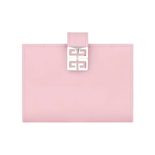 Givenchy Коровья кожа Держатель для карт Женский Нежно-розовый