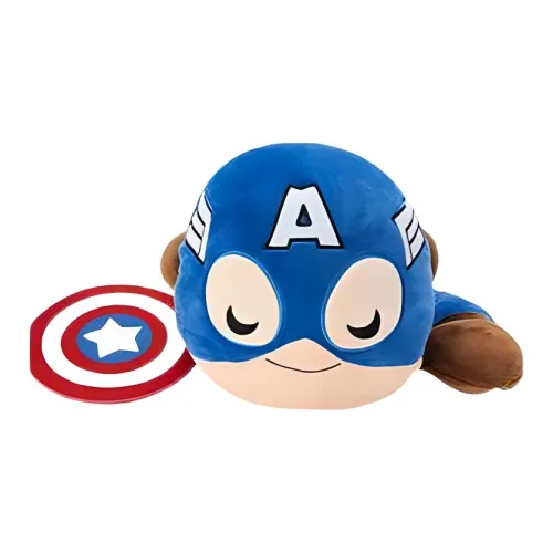 Disney Sleepy Face Tummy Time Collection Капитан Америка Plush Toy Doll 30 см Высота