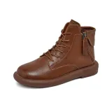 Коричневый с флисовой подкладкой