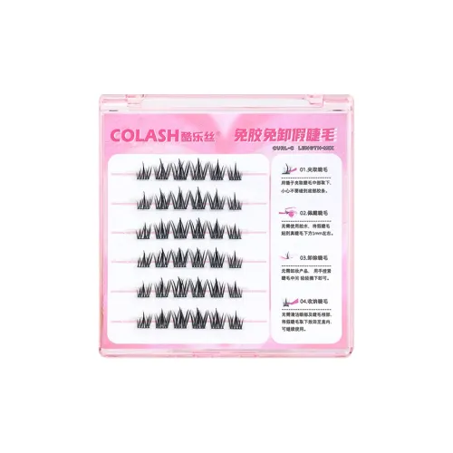 KULESI Клей Бесплатно Подсолнух Eyelashes Один Кластер Натуральный Увеличивающий EFFORTLESS Trilogy 6 Рядов 36 Кластеров