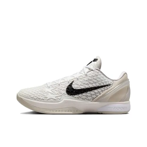 Nike Zoom Kobe 6 Сцепление Низкий Топ Баскетбольные Кроссовки Мужские Белые