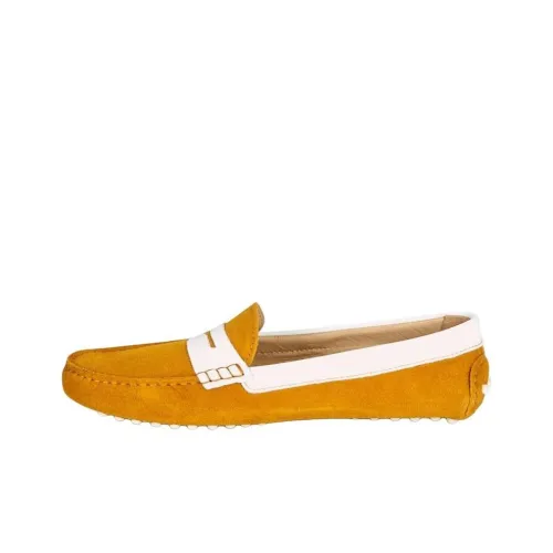 JB MARTIN TABATA Лоферы с резиновым покрытием Женские Желтые
