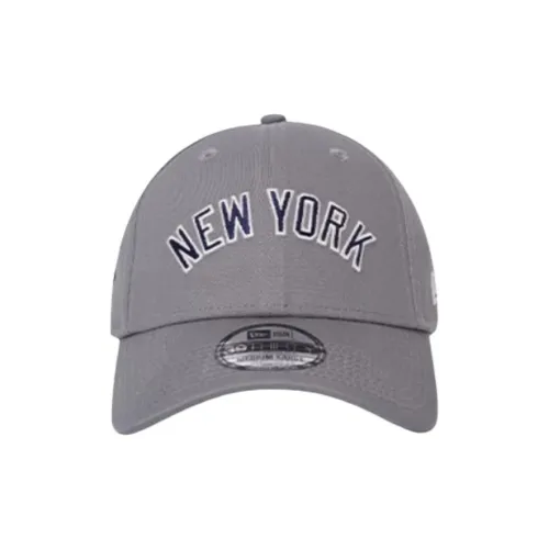 New Era Хлопковые кепки унисекс серые