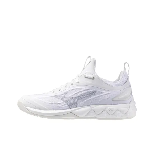 Mizuno Wave Luminous Low Топ Кроссовки для тренировок Женские Белые