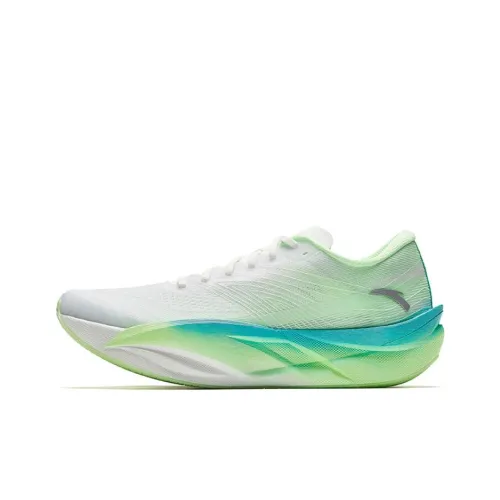 ANTA C202 6,0 Slip Устойчивый к истиранию Дышащий Низкий Топ Повседневные Беговые кроссовки Женские Белый Зеленый