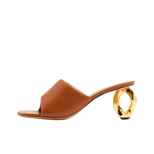 JW Anderson Слипоны 8 см Женские Коричневые