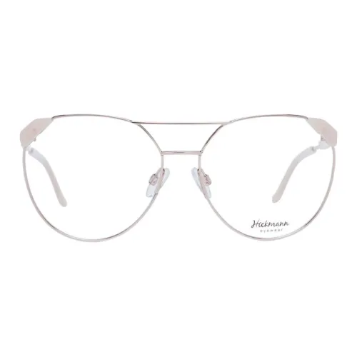 Ana Hickmann Металл Aviator Оправы для очков Женские Розовое золото