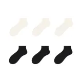 Молочно-белый *3 + Черный *3 (6 пар)