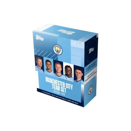 Topps Manchester City Teamset Игрок Карта Спортивные Карты Целая Коробка