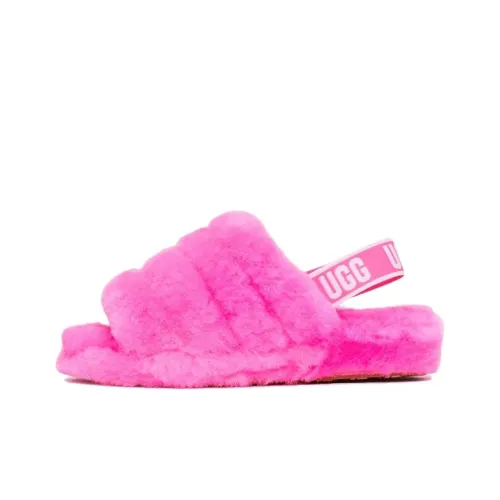 UGG FLUFF YEAH One Ремешок Сандалии Женские Розовые