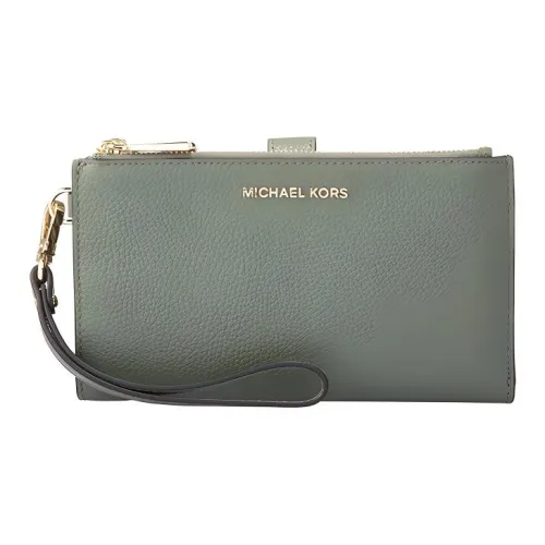 MICHAEL KORS MICHAEL KORS Luggage Collection Коровья кожа Кошелек Женские Армейский зеленый